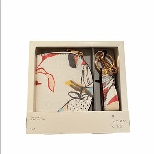 4/$25 sale Key chain and wallet set